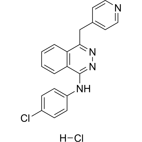 Vatalanib hydrochloride (Vatalanib hydrochloride; PTK787 hydrochloride; ZK-222584 hydrochloride; CGP